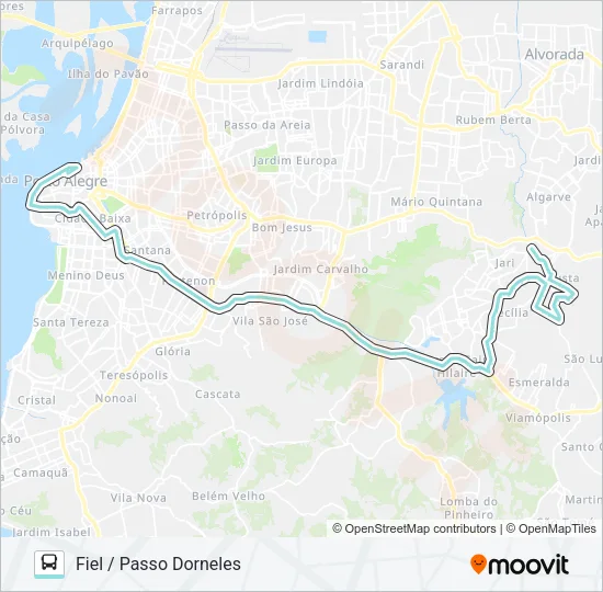 L341 CECÍLIA VIA BENTO Bus Line Map