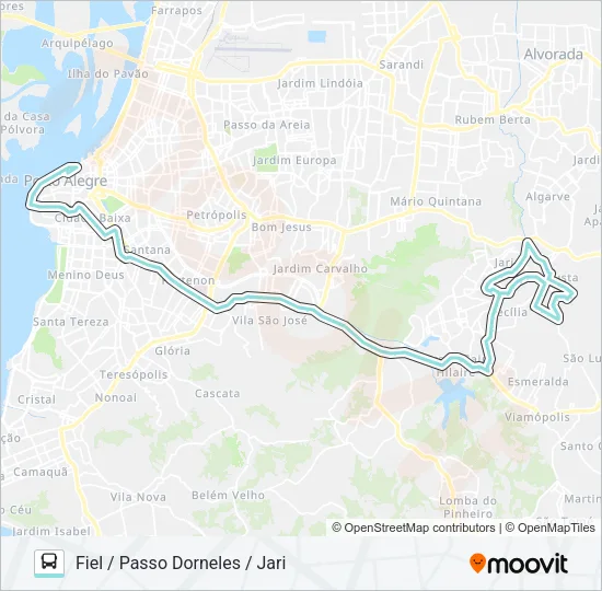 L341 CECÍLIA VIA BENTO Bus Line Map