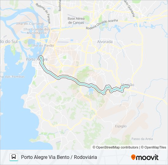 Mapa da linha L429B LISBOA / SÃO LUCAS de ônibus