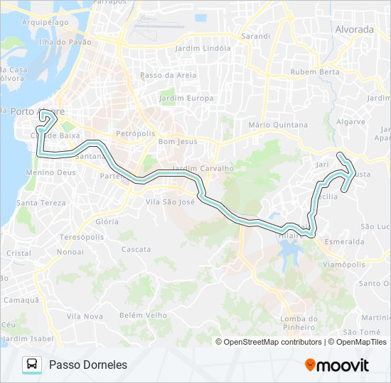 L345 CECÍLIA VIA IPIRANGA bus Line Map