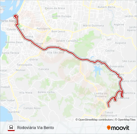 L381B SÃO TOMÉ - EXECUTIVO Bus Line Map