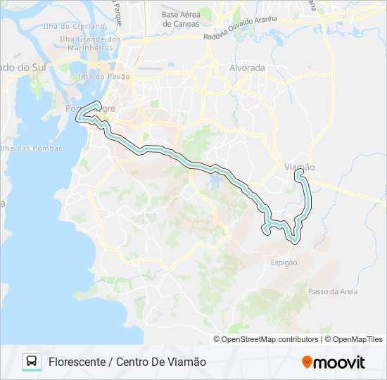 L391 FLORESCENTE VIA BENTO bus Line Map