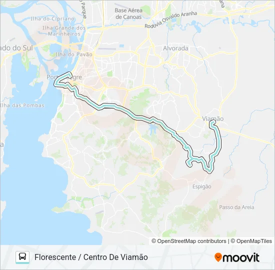 L391 FLORESCENTE VIA BENTO Bus Line Map