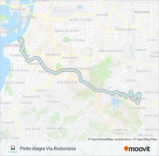 L403 ESMERALDA VIA IPIRANGA Bus Line Map
