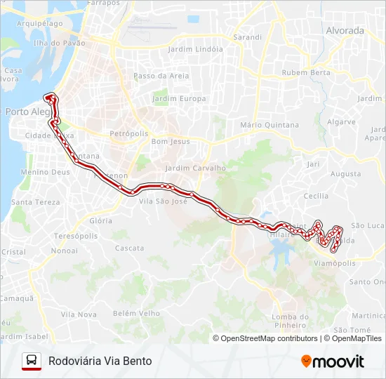 L411D SÃO LUCAS - EXECUTIVO Bus Line Map