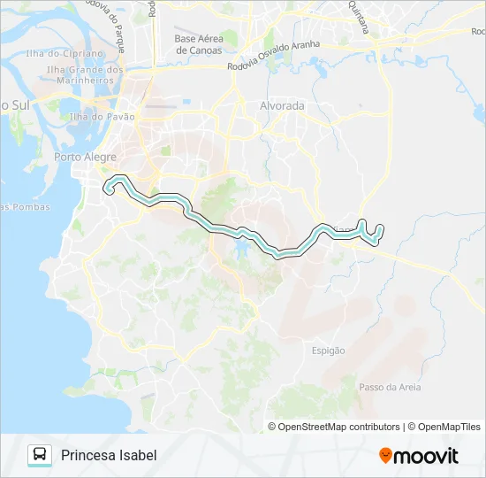 L453 ESTALAGEM VIA IPIRANGA Bus Line Map