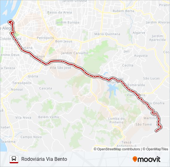 L450 FLORESCENTE - EXECUTIVO bus Line Map