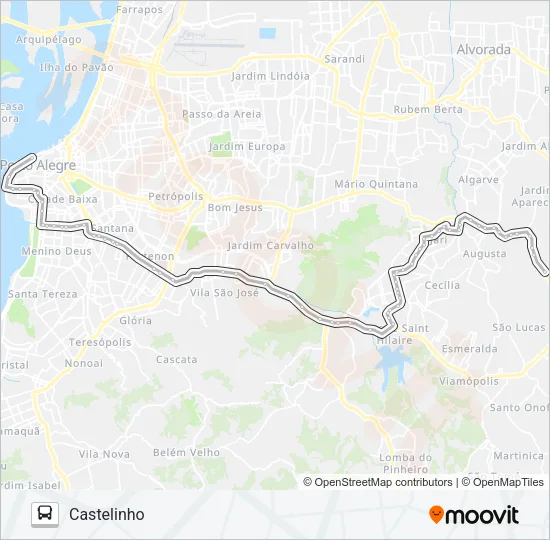 SL35 MONTE ALEGRE - SELETIVO Bus Line Map