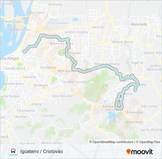 L348 CECÍLIA VIA ASSIS BRASIL Bus Line Map