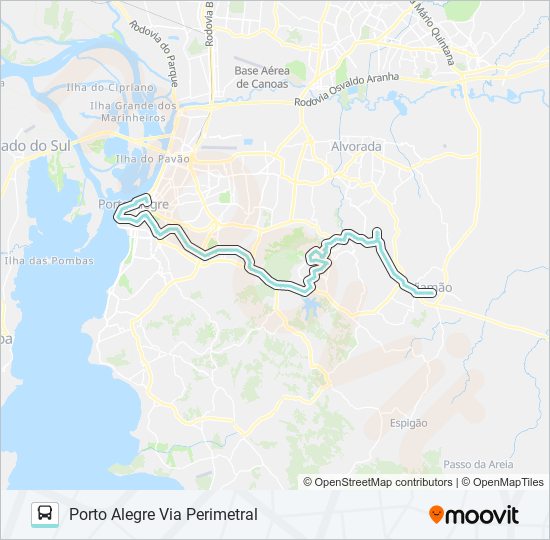 L312 MONTE ALEGRE VIA IPIRANGA bus Line Map