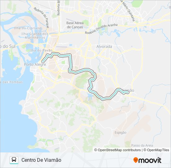 L422 SANTA ISABEL VIA ASSIS BRASIL bus Line Map