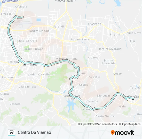 L420B SANTA ISABEL VIA CARLOS GOMES Bus Line Map