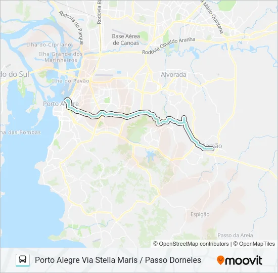 L452A CASTELINHO VIA PROTÁSIO ALVES Bus Line Map