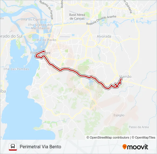 L221 MARTINICA VIA BENTO - EXECUTIVO Bus Line Map