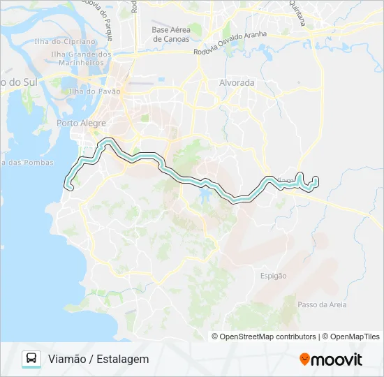 L453A ESTALAGEM VIA IPIRANGA / AZENHA Bus Line Map