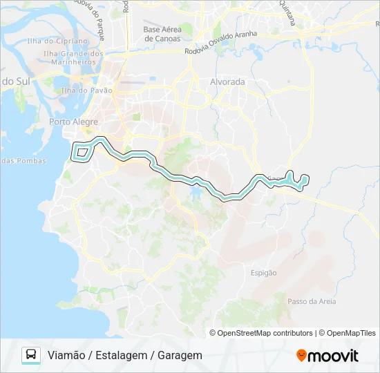 L453A ESTALAGEM VIA IPIRANGA / AZENHA Bus Line Map