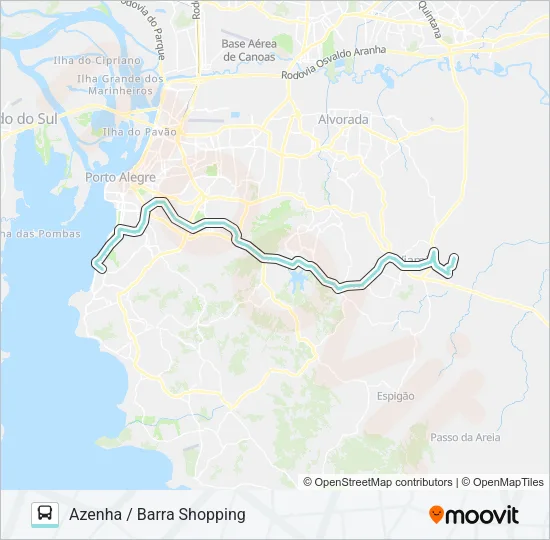 L453A ESTALAGEM VIA IPIRANGA / AZENHA Bus Line Map