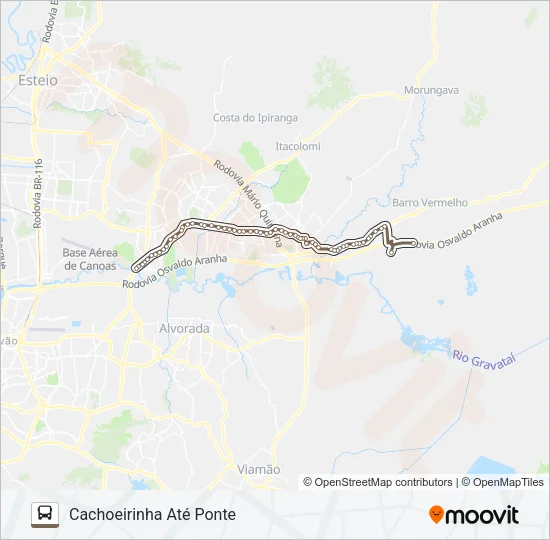 R671 VERDES CAMPOS SINODAL / PONTE - EXECUTIVO Bus Line Map