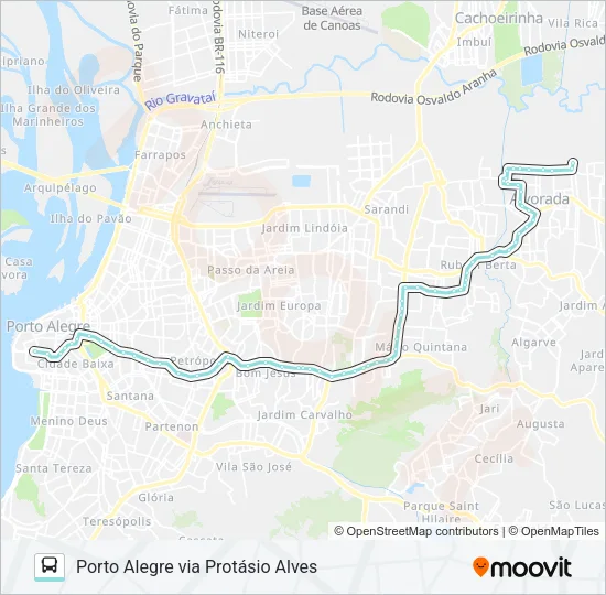 W171 TAIMBÉ Bus Line Map