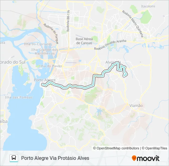 W204 SÃO PEDRO Bus Line Map