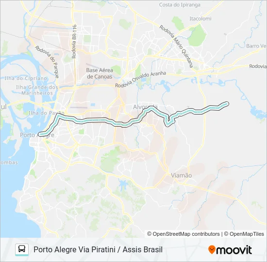 W211 ESTÂNCIA GRANDE Bus Line Map