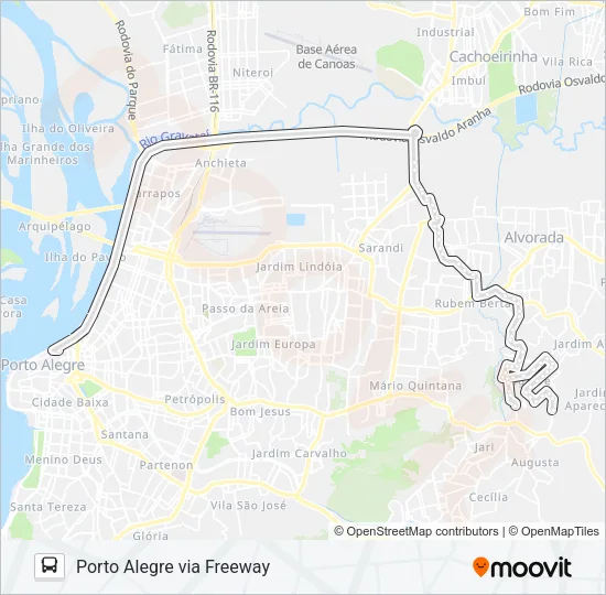 W138 PORTOVERDE - EXECUTIVO Bus Line Map