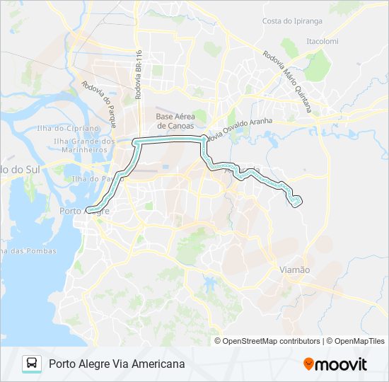 Mapa de W214 VILA ELZA VIA ANCHIETA de autobús