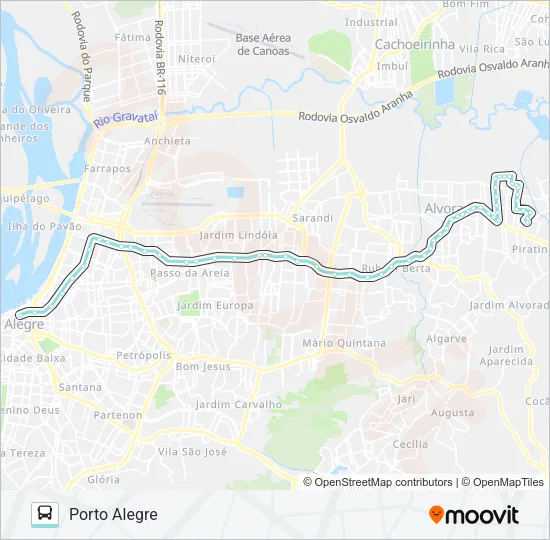 W181 SALOMÉ VIA ASSIS BRASIL Bus Line Map