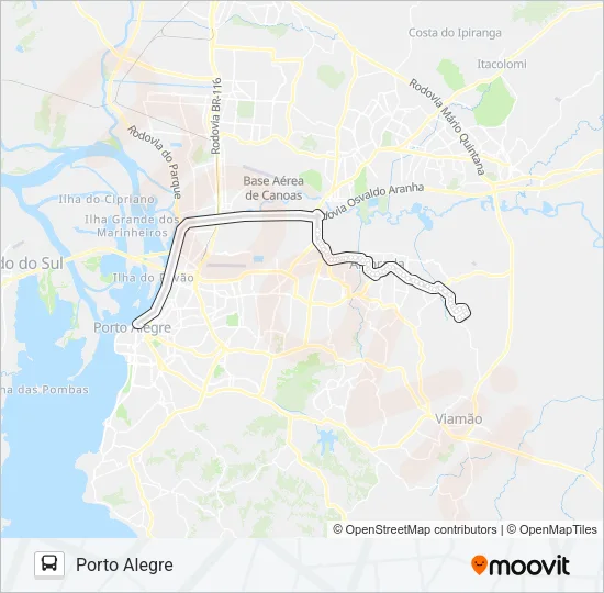 W222 VILA ELZA VIA FREEWAY - EXECUTIVO Bus Line Map