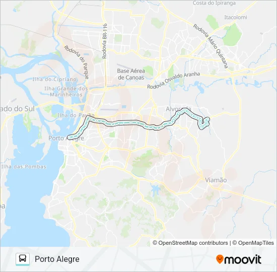W201 PASSO DA FIGUEIRA VIA ASSIS BRASIL Bus Line Map