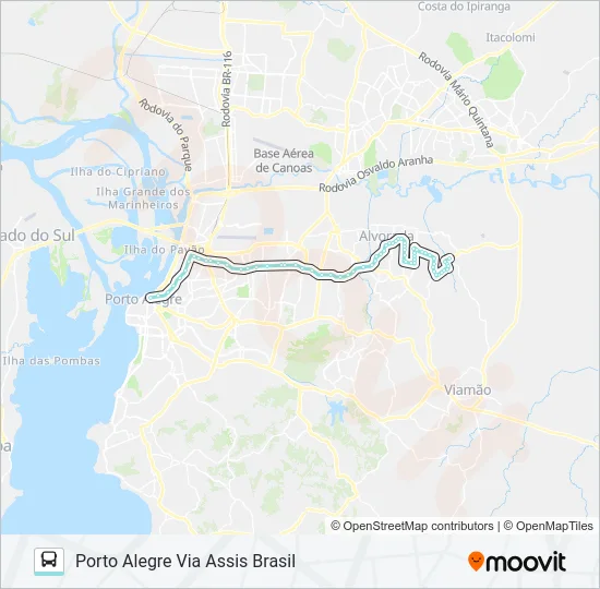W200 PASSO DA FIGUEIRA / FERNANDO FERRARI Bus Line Map