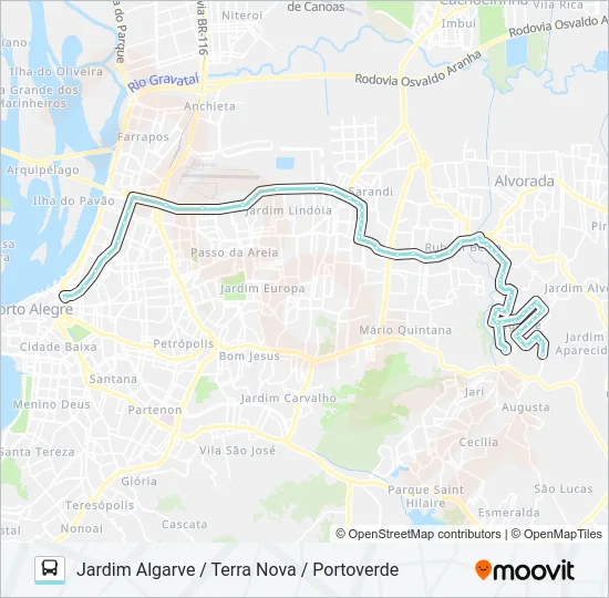 W139 PORTOVERDE / JD. ALGARVE VIA SERTÓRIO Bus Line Map