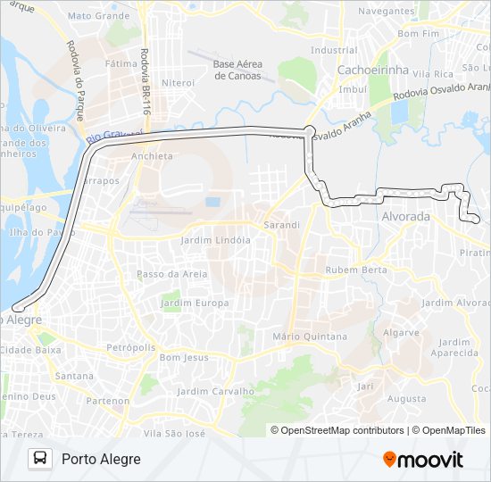 Mapa da linha W181C SALOMÉ / ITARARÉ VIA FREEWAY - EXECUTIVO de ônibus