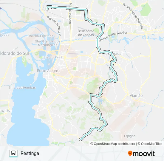 TM1 TRANSVERSAL METROPOLITANA 1  Line Map