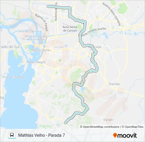 TM1 TRANSVERSAL METROPOLITANA 1  Line Map