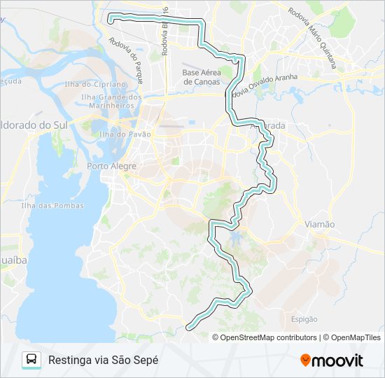 TM1 TRANSVERSAL METROPOLITANA 1  Line Map