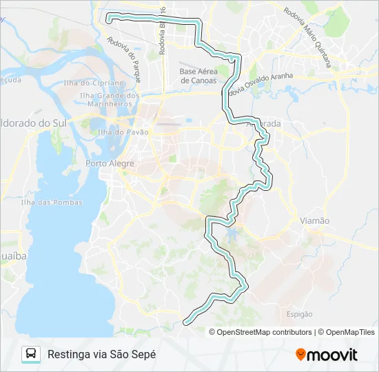 TM1 TRANSVERSAL METROPOLITANA 1  Line Map