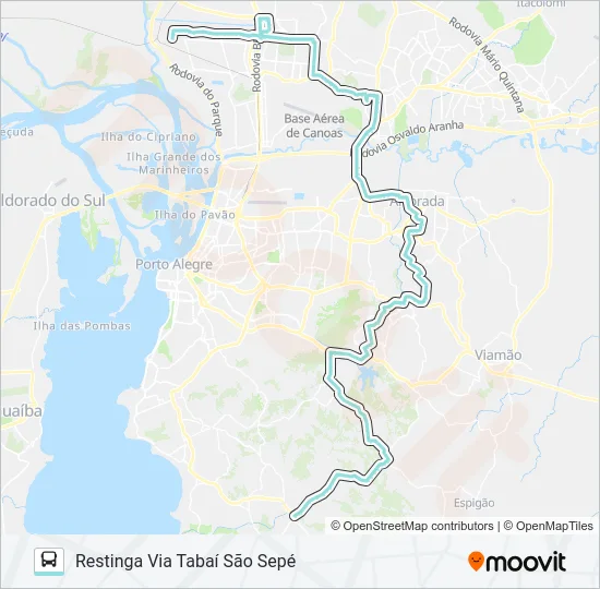 TM1 TRANSVERSAL METROPOLITANA 1  Line Map