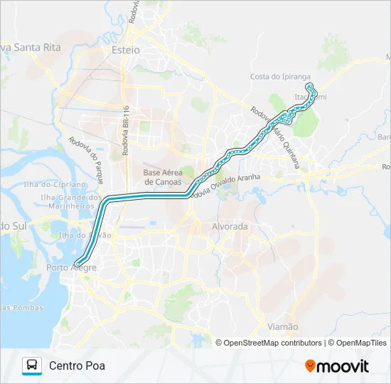 W523 PASSO DO HILÁRIO - SELETIVO Bus Line Map