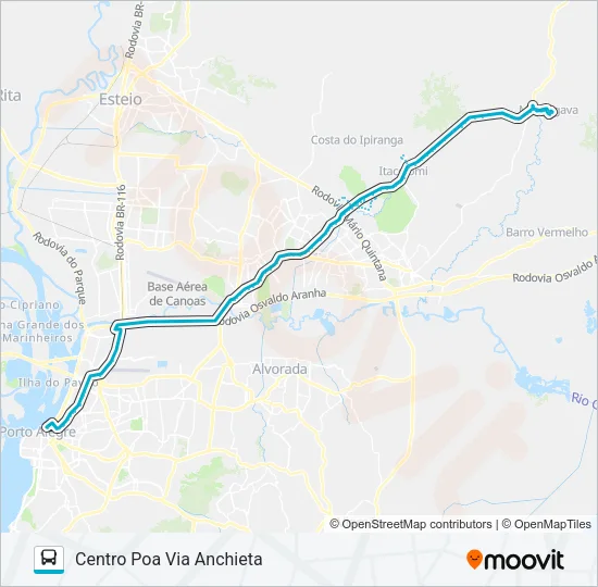 W523 PASSO DO HILÁRIO - SELETIVO Bus Line Map