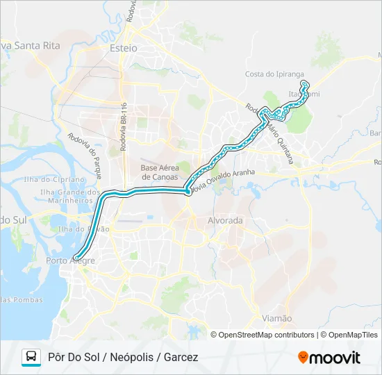 Neopolis Map W523 PASSO DO HILÁRIO SELETIVO Route: Schedules, Stops & Maps - Pôr Do ...