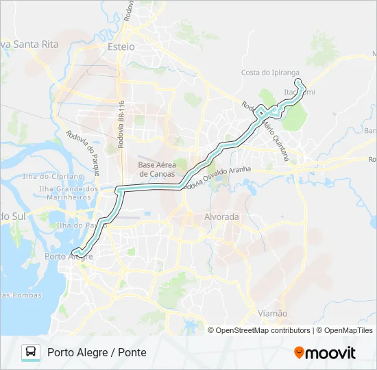 W518 PASSO DO HILÁRIO VIA ANCHIETA Bus Line Map