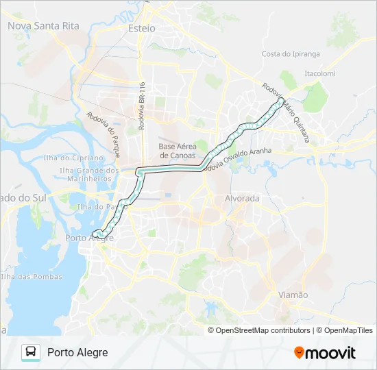 W518 PASSO DO HILÁRIO VIA ANCHIETA Bus Line Map