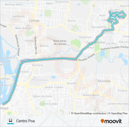 W508 MORADA DO VALE 1-2-3 - SELETIVO Bus Line Map