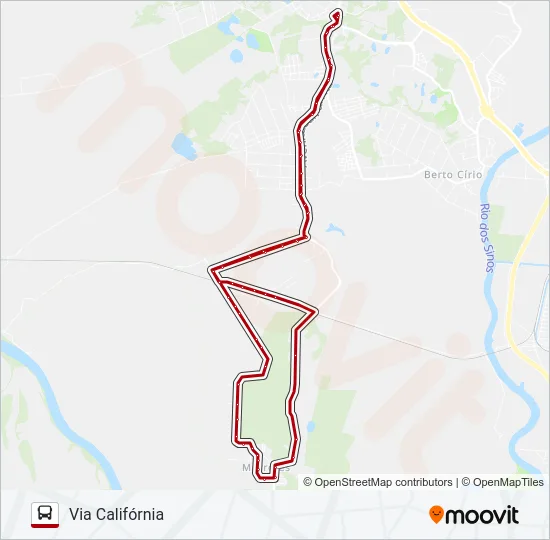 R40 MORRETES Bus Line Map