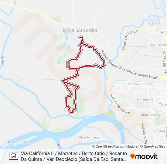 R41 MORRETES Bus Line Map