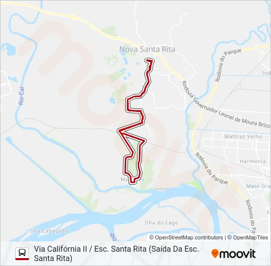R41 MORRETES Bus Line Map