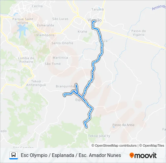 L300 ESPIGÃO Bus Line Map