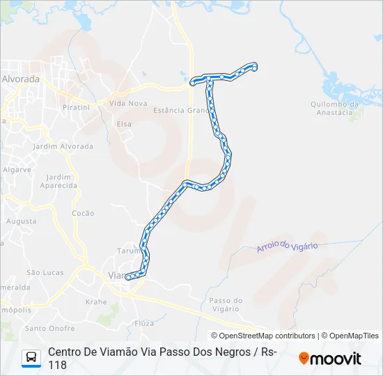 L170 ESTÂNCIA GRANDE Bus Line Map