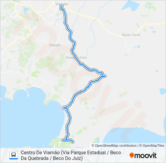 L310 PRAIA DAS POMBAS Bus Line Map